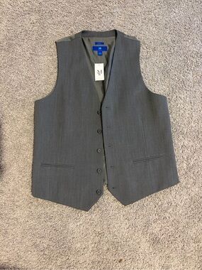 Grey Tailored Vest from Men’s Wearhouse